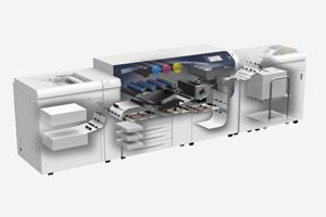 Image showing the internal process of a printer